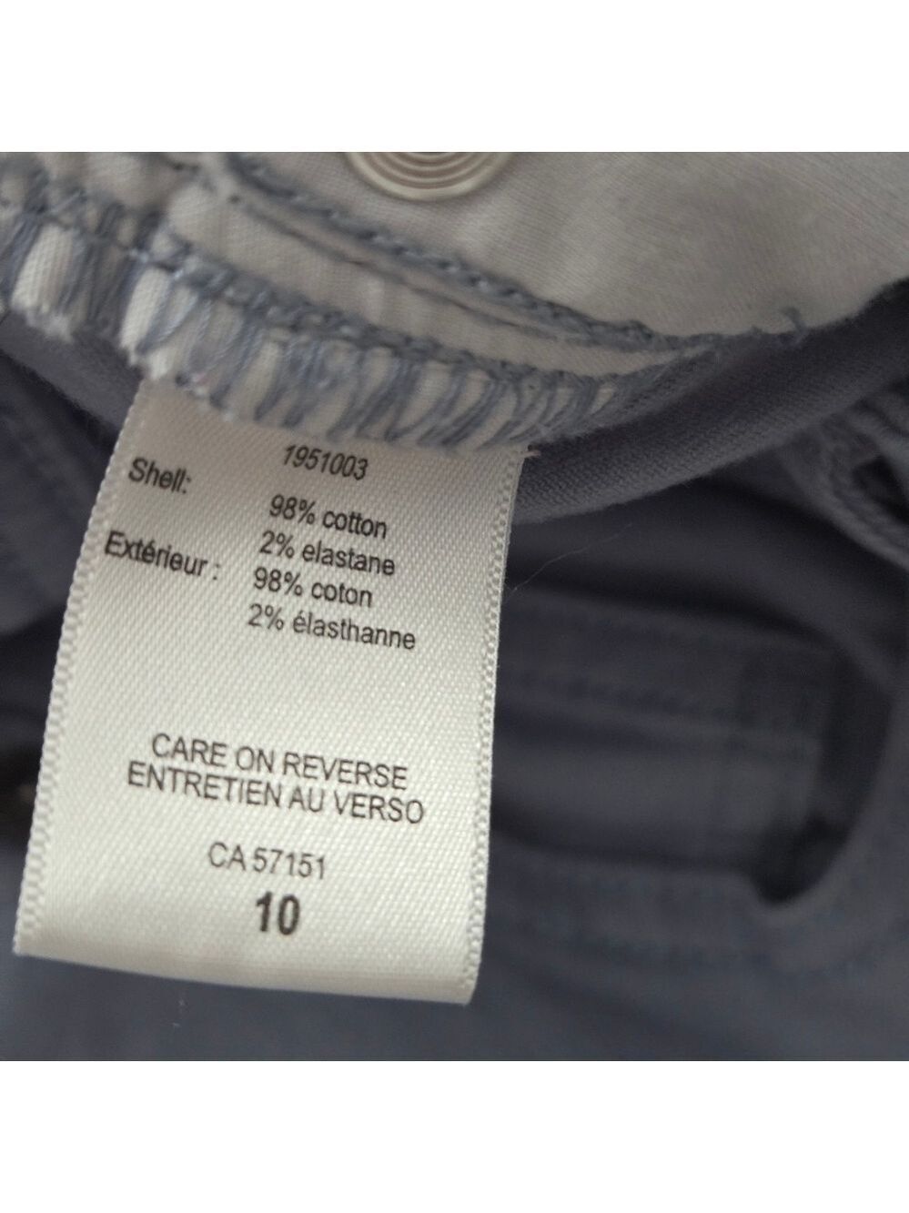 Calvin Klein Jeans Mid Rise Cropped Pastel Blue Jeans Size 10 - Picture 5 of 9